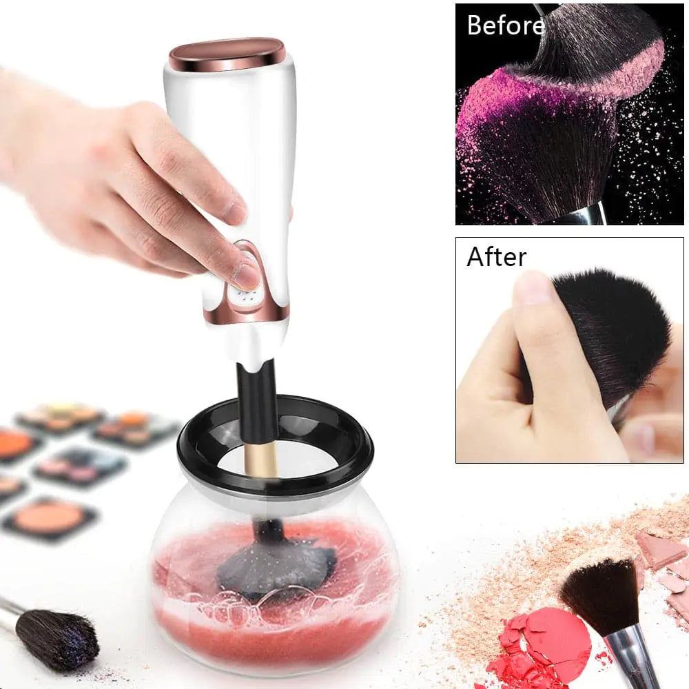 Nettoyeur Automatique de Pinceaux de Maquillage